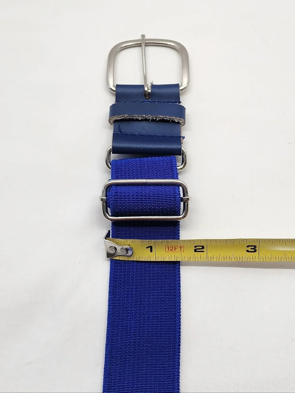 Blue adjustable elastic baseball Softball belt
